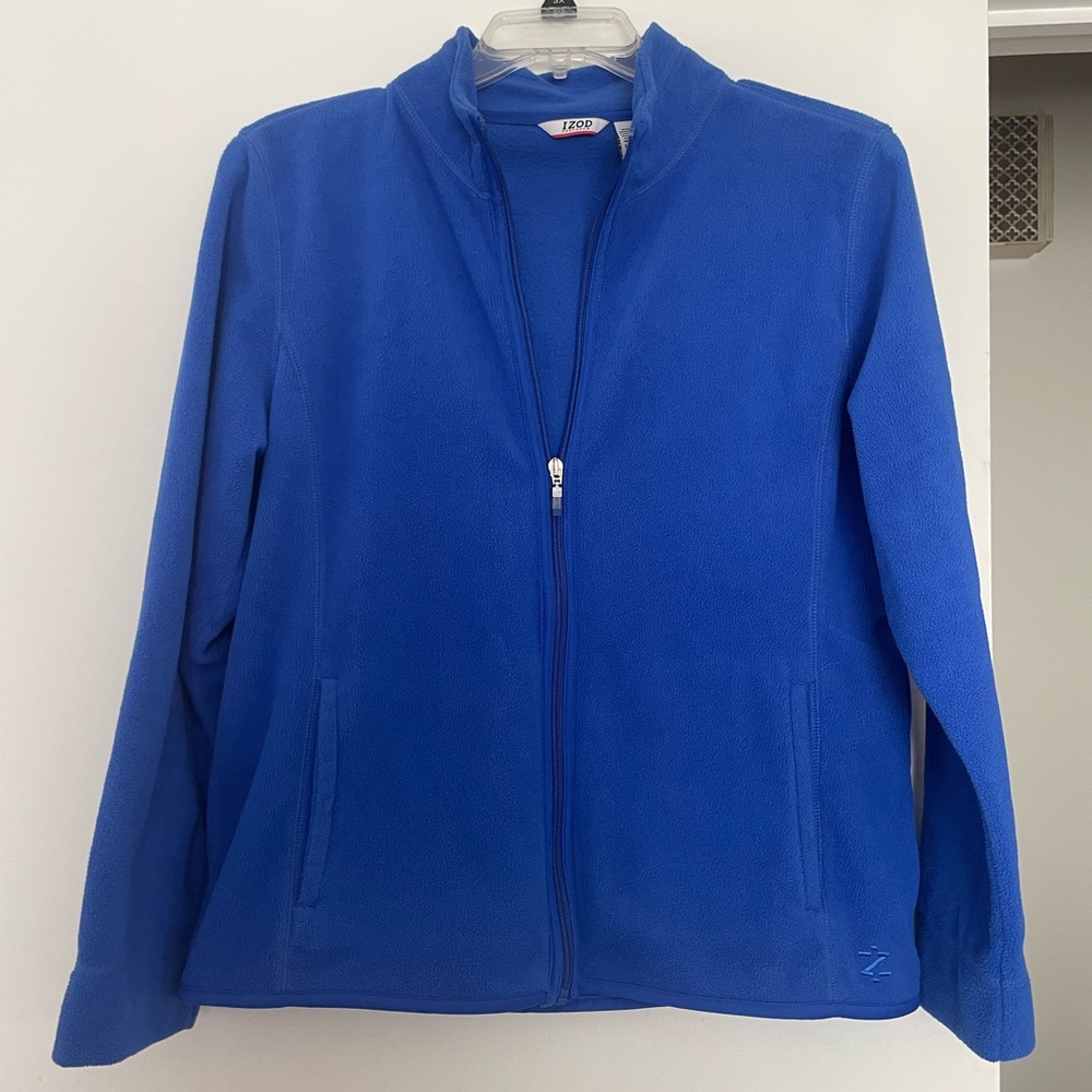 Izod XL Blue Fleece Zip-up